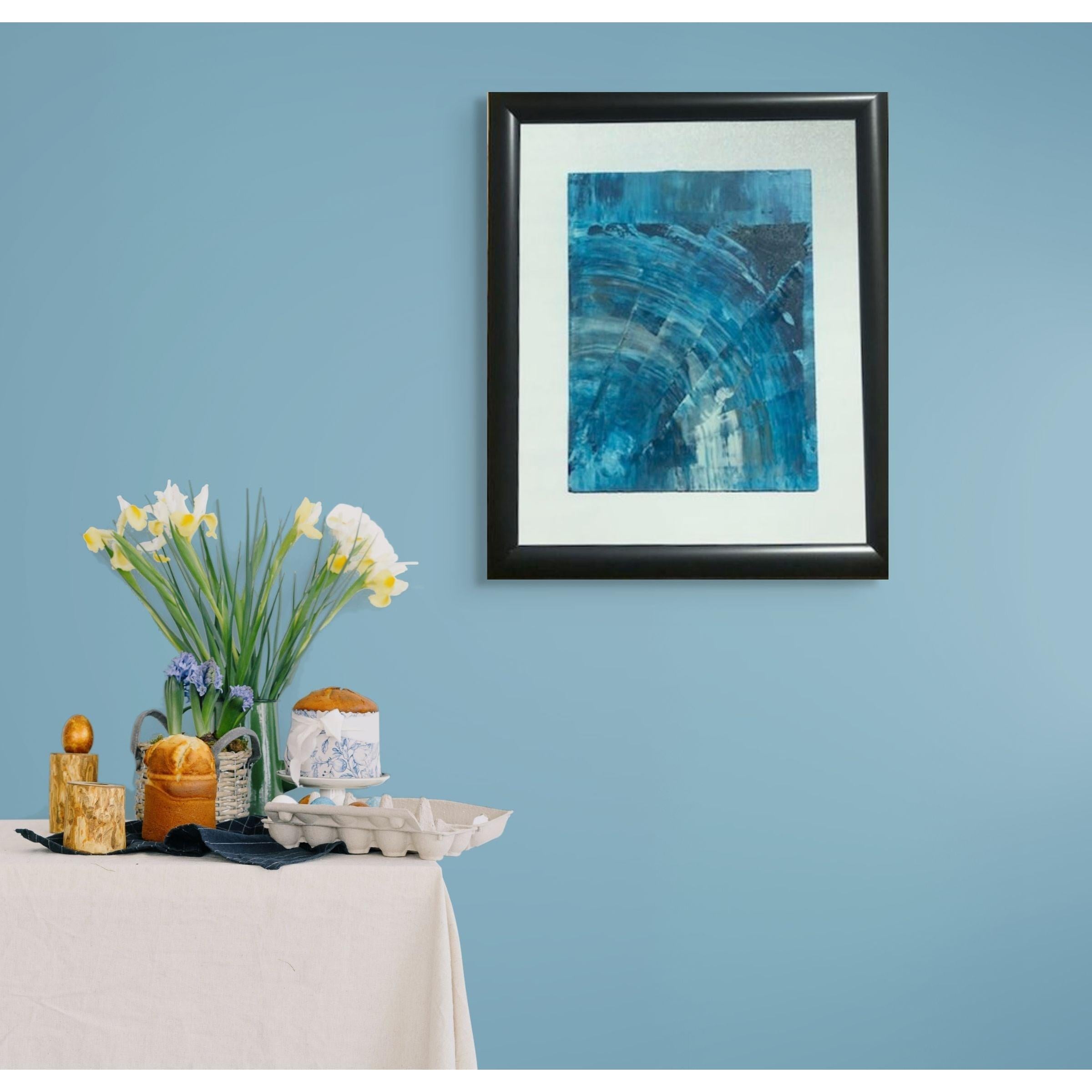 Ege Ruhu 6 - Çerçeveli 25 X 30 Cm Akrilik El Yapımı Tablo