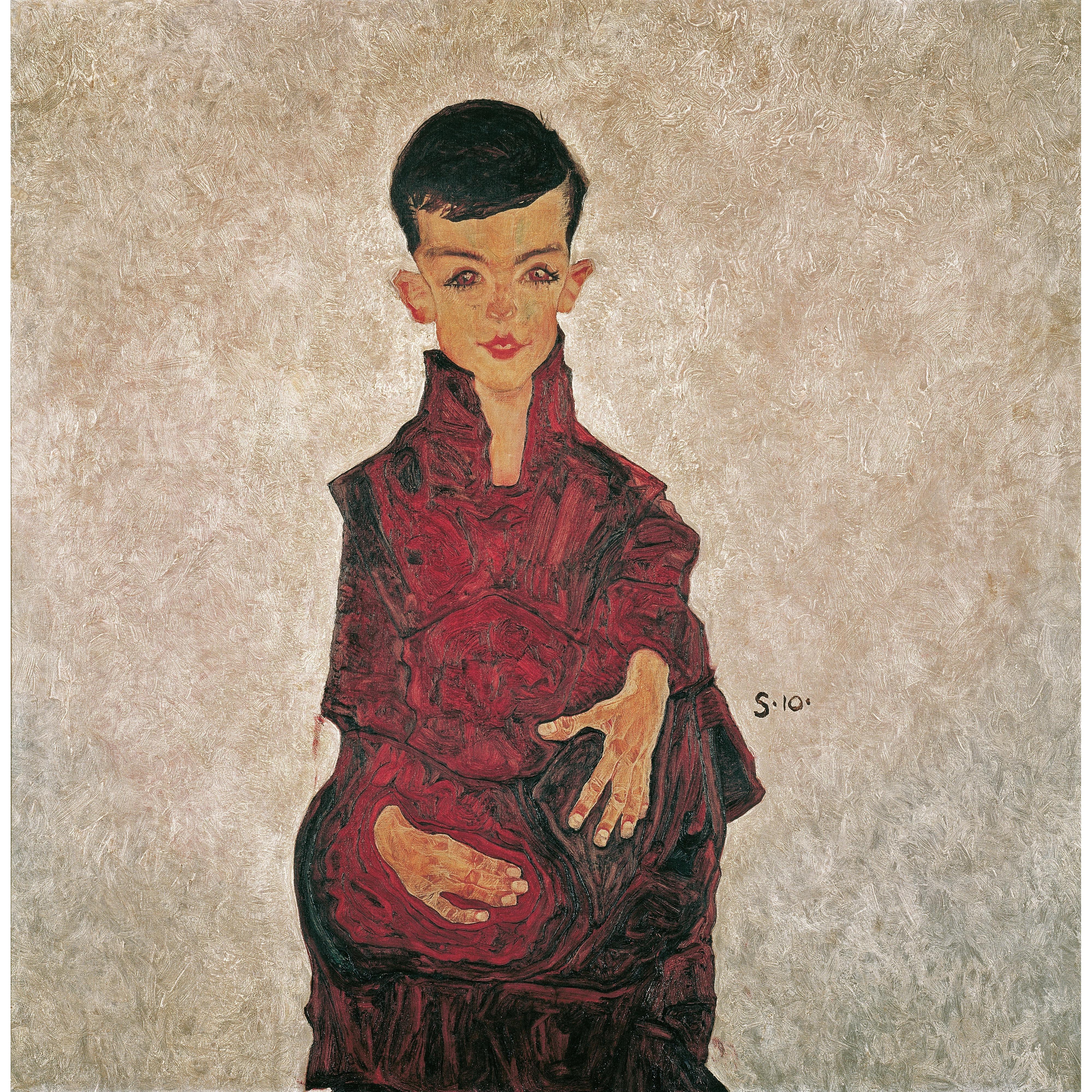 Egon Schiele - ReInerbub Herbert Reiner’in Portresi Fine Art Baskı