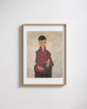 Egon Schiele - ReInerbub Herbert Reiner’in Portresi Fine Art Baskı