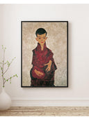 Egon Schiele - ReInerbub Herbert Reiner’in Portresi Fine Art Baskı