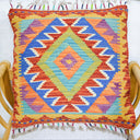 El Dokuma Afgan Kilim Kırlent Kılıfı