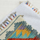 El Dokuma Afgan Kilim Kırlent Kılıfı