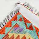 El Dokuma Afgan Kilim Kırlent Kılıfı