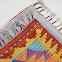 El Dokuma Afgan Kilim Kırlent Kılıfı