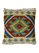 El Dokuma Afgan Kilim Kırlent Kılıfı