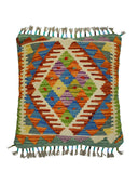 El Dokuma Afgan Kilim Kırlent Kılıfı