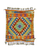 El Dokuma Afgan Kilim Kırlent Kılıfı