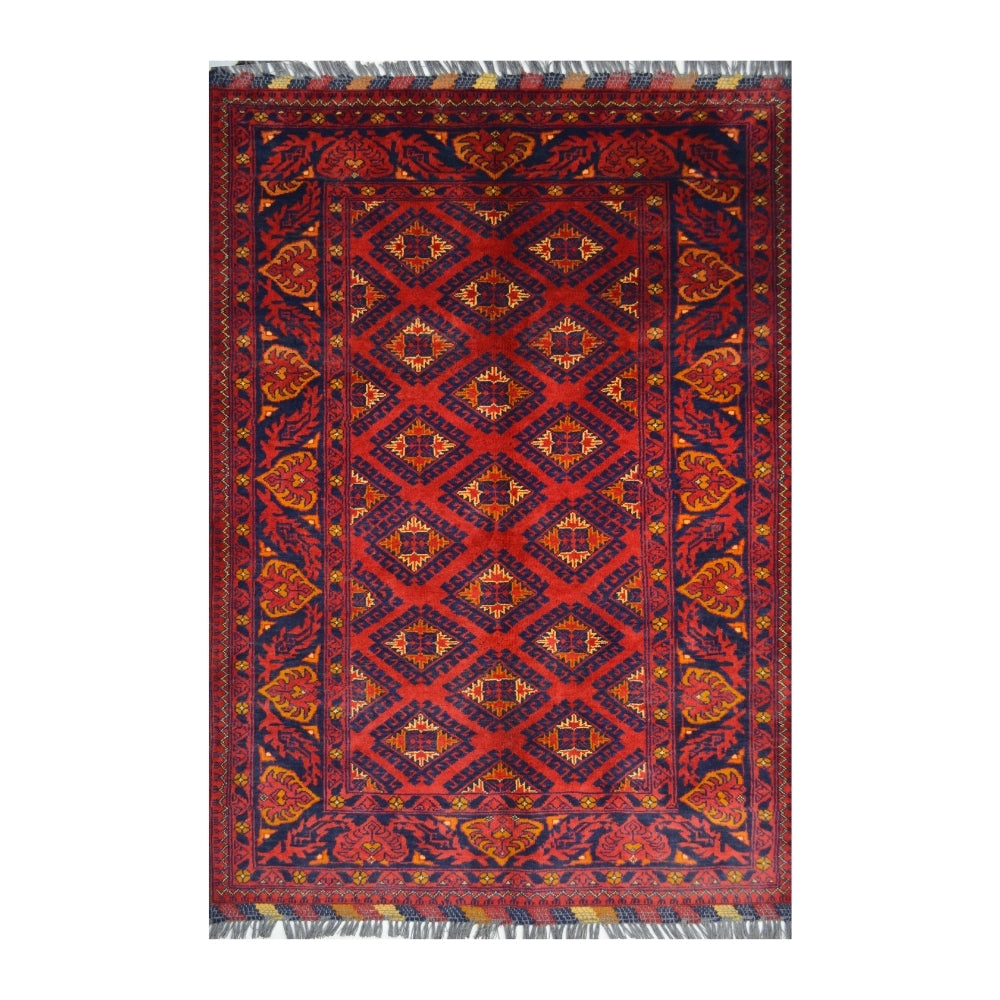 El Dokuma Afgan Kunduz Halısı