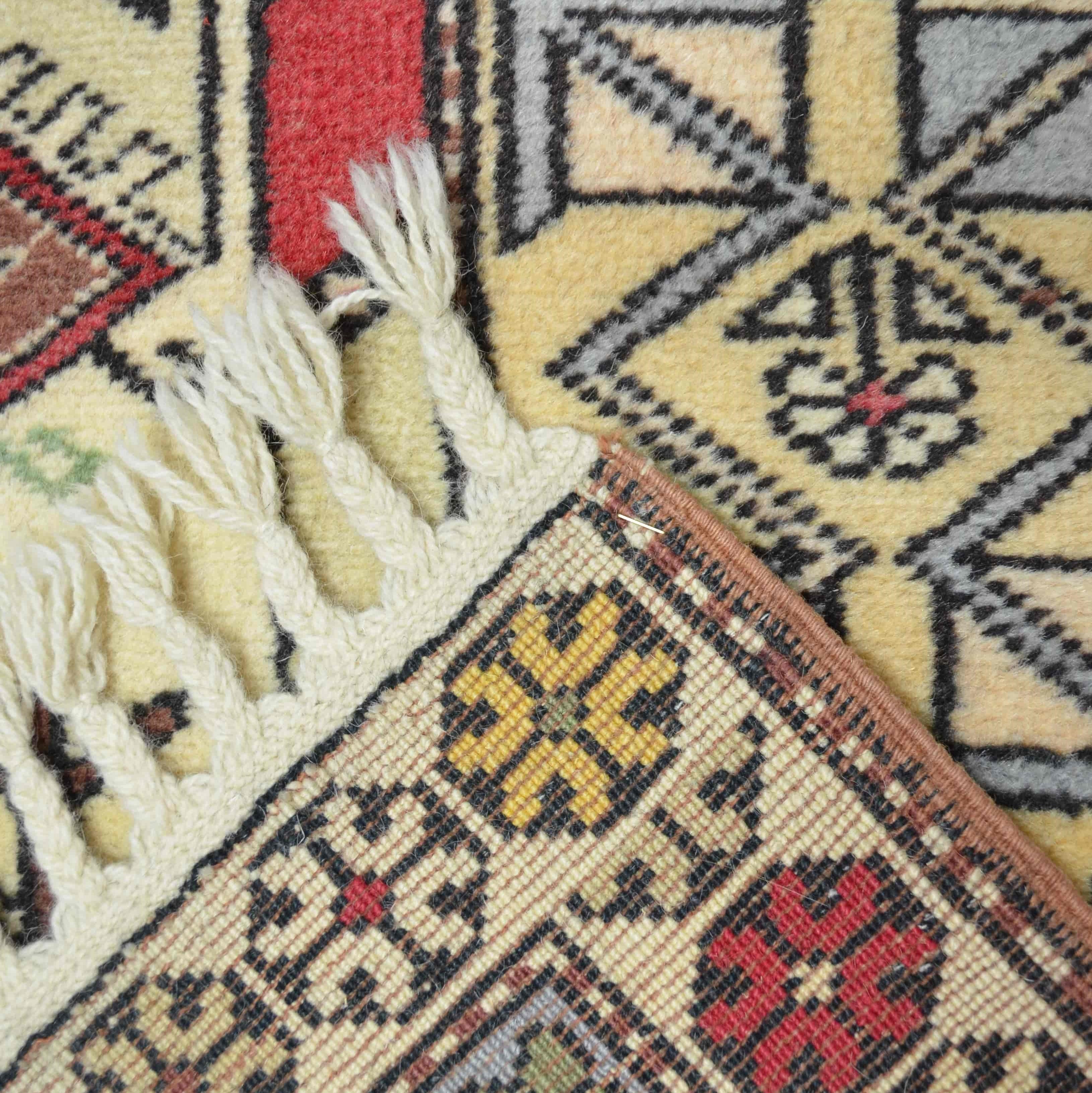 El Dokuma Bozalan Milas Halısı