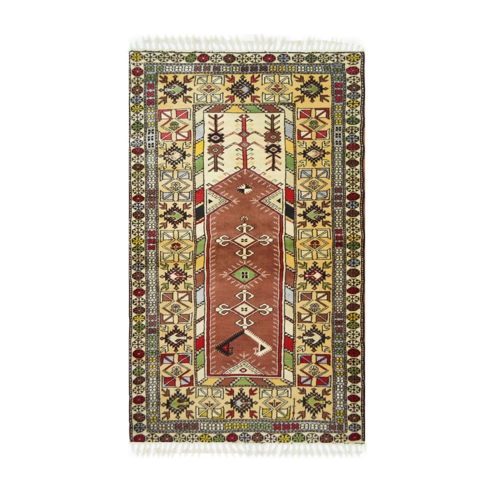 El Dokuma Bozalan Milas Halısı