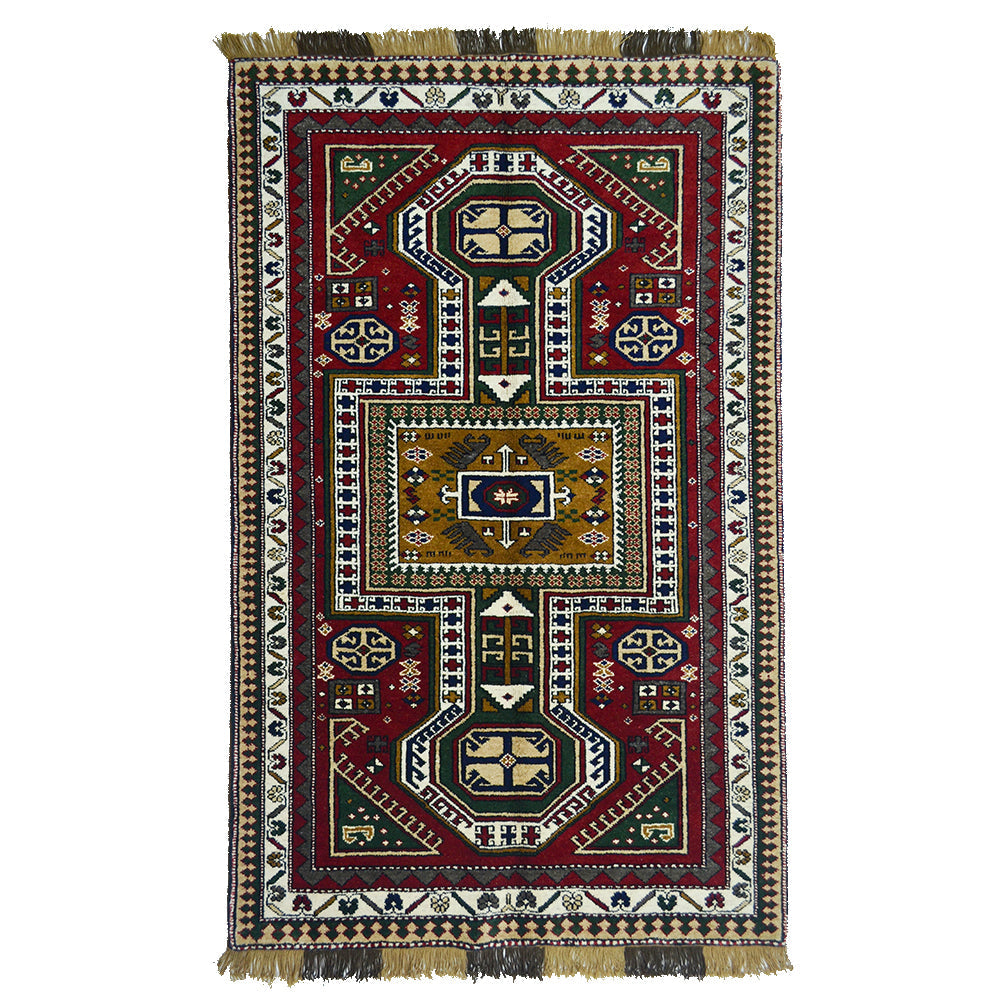 El Dokuma Gelenksel Kars Halısı 123x186 Cm