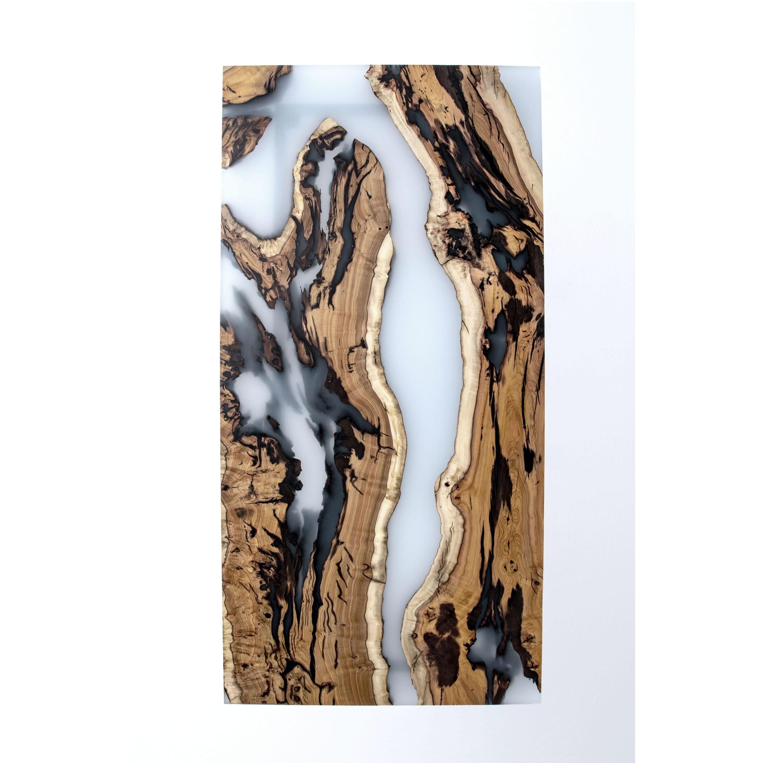 El Yapımı Duman Epoksi Yemek & Toplantı Masası