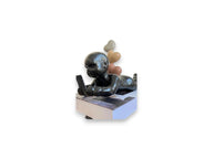El Yapımı Kahverengi Kalp Desenli Heykel-Heykel-Irmak Artworks-NowShopFun