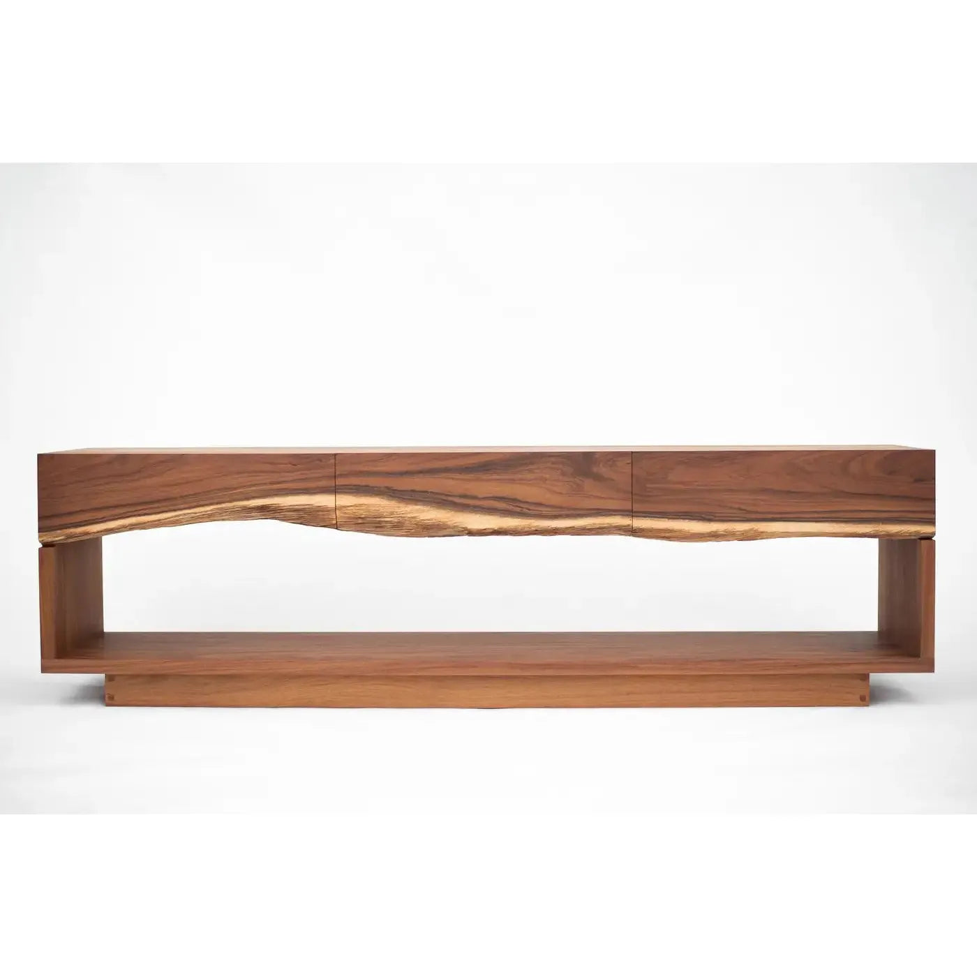 El Yapımı Masif Ahşap Çekmeceli Konsol