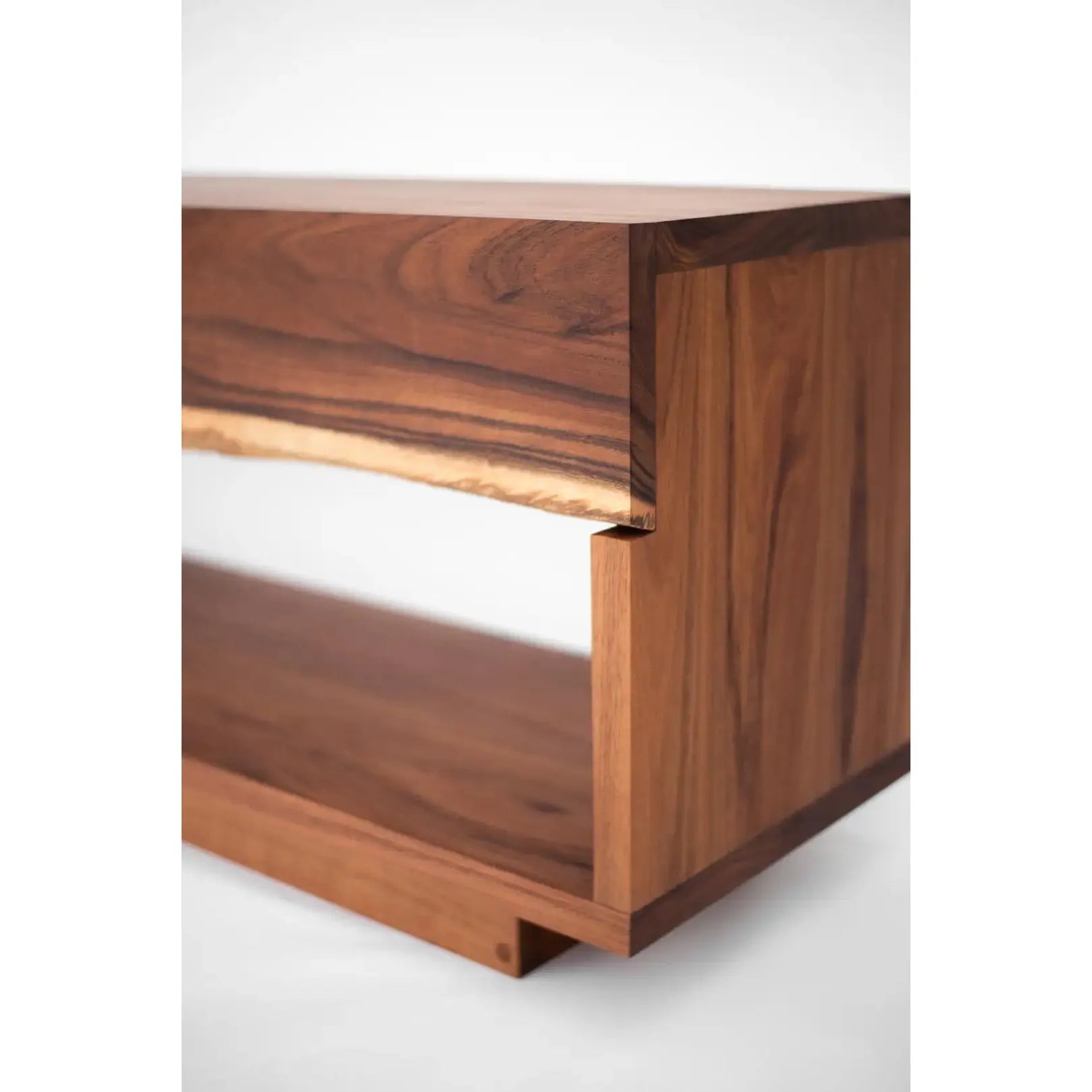 El Yapımı Masif Ahşap Çekmeceli Konsol