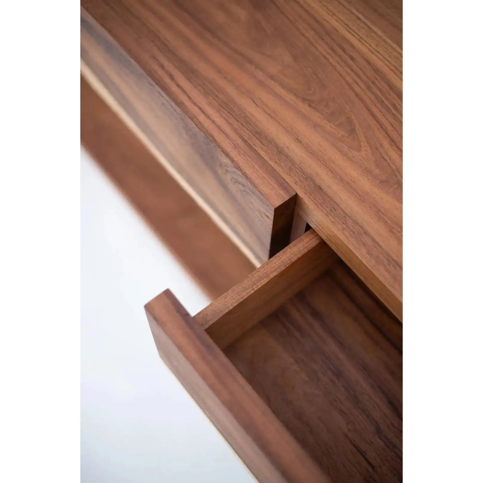 El Yapımı Masif Ahşap Çekmeceli Konsol