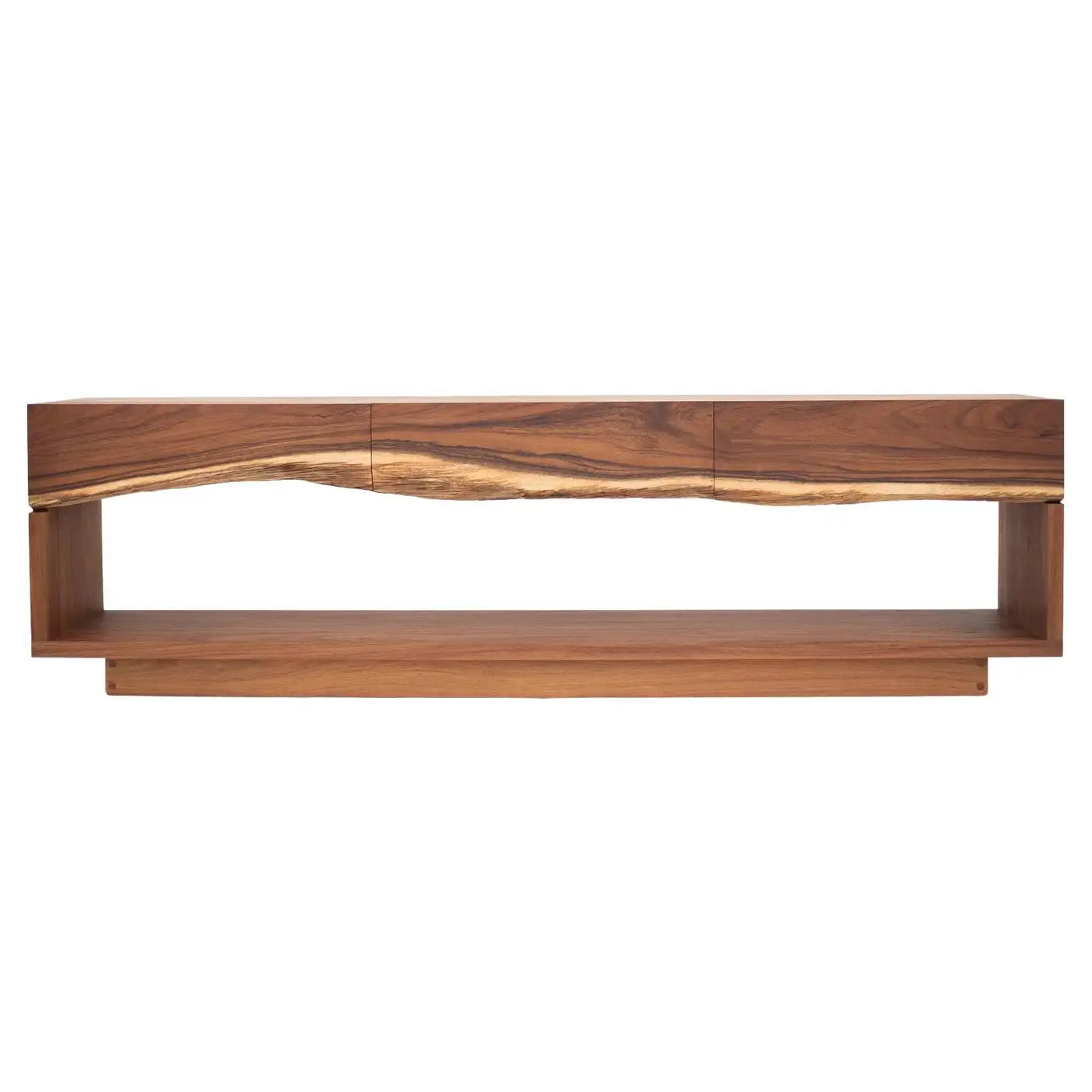 El Yapımı Masif Ahşap Çekmeceli Konsol