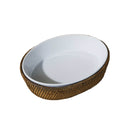 Elips Rattan Fırın Kabı