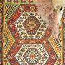 Elnara Geometrik Tasarımlı Yün Kilim 102X145 Cm