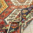 Elnara Geometrik Tasarımlı Yün Kilim 102X145 Cm
