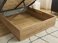 Elora Base - Dokulu Kumaş, Bazalı Karyola-Karyola-Innature Home-Açık Bej-160x200-NowShopFun