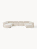 Elora Modüler Kanepe | Modern & Modüler Tasarım | 6-8 Kişilik| Dokulu Kadife