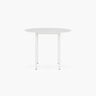 Enora Sehpa-Yan Sehpa-Envlin-Ø52xH43-Beyaz-NowShopFun