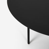 Enora Sehpa-Yan Sehpa-Envlin-Ø52xH33-Siyah-NowShopFun