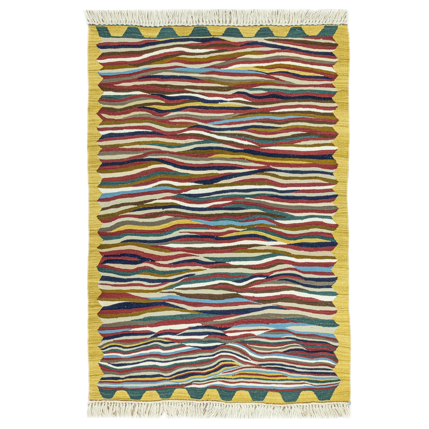 Erguvan Renkli El Dokuma Kilim 119x177 Cm