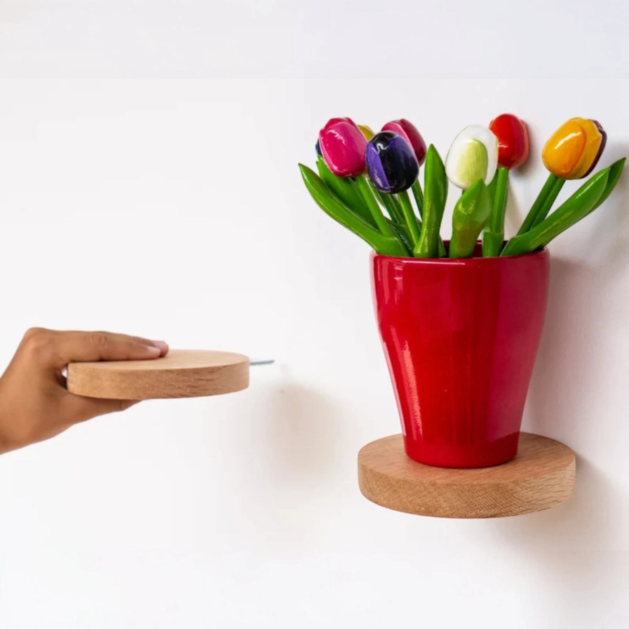 Erica El Yapımı Ahşap Raf