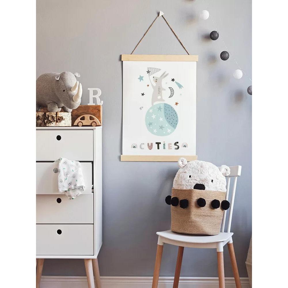 Erkek Tavşan Çerçeveli Poster