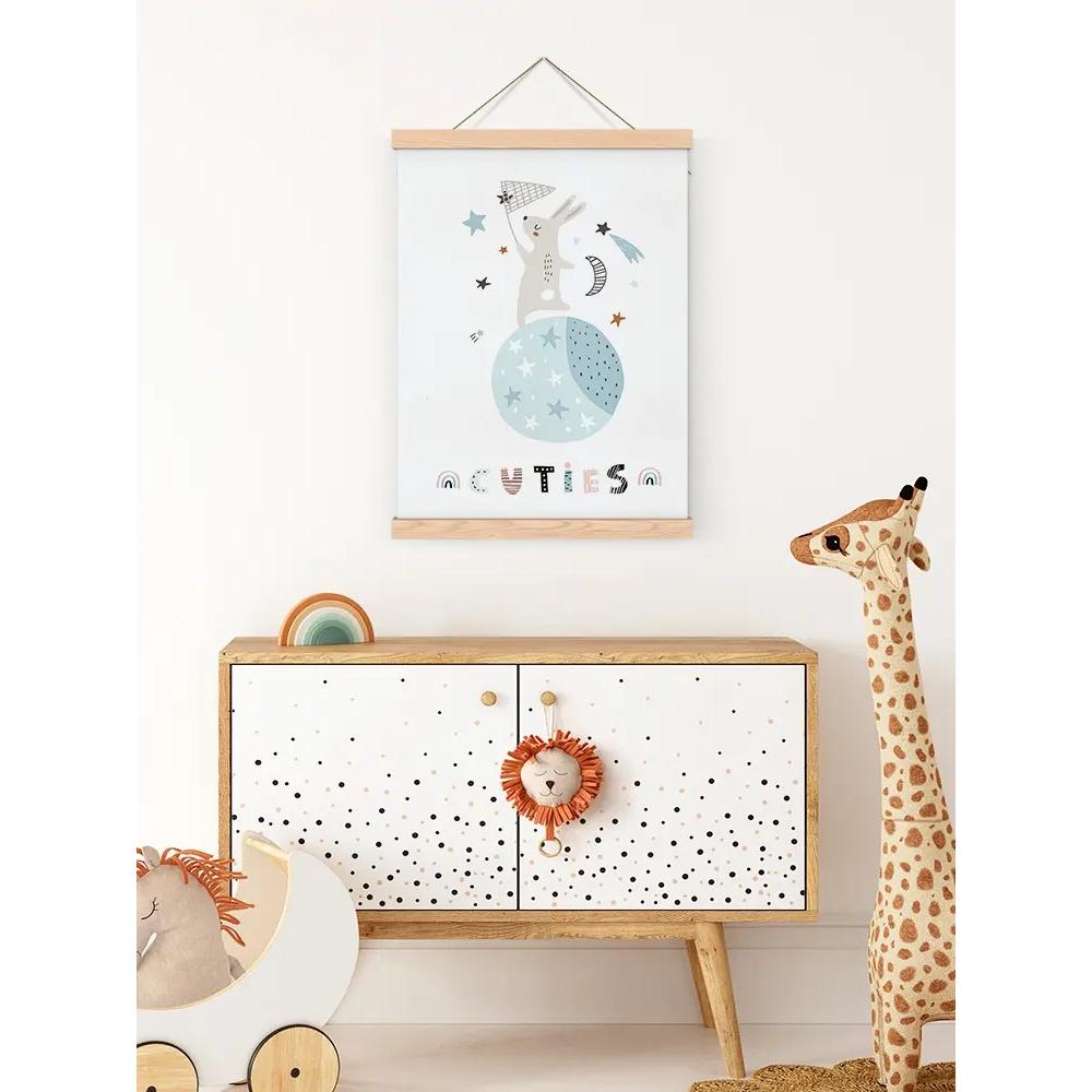 Erkek Tavşan Çerçeveli Poster