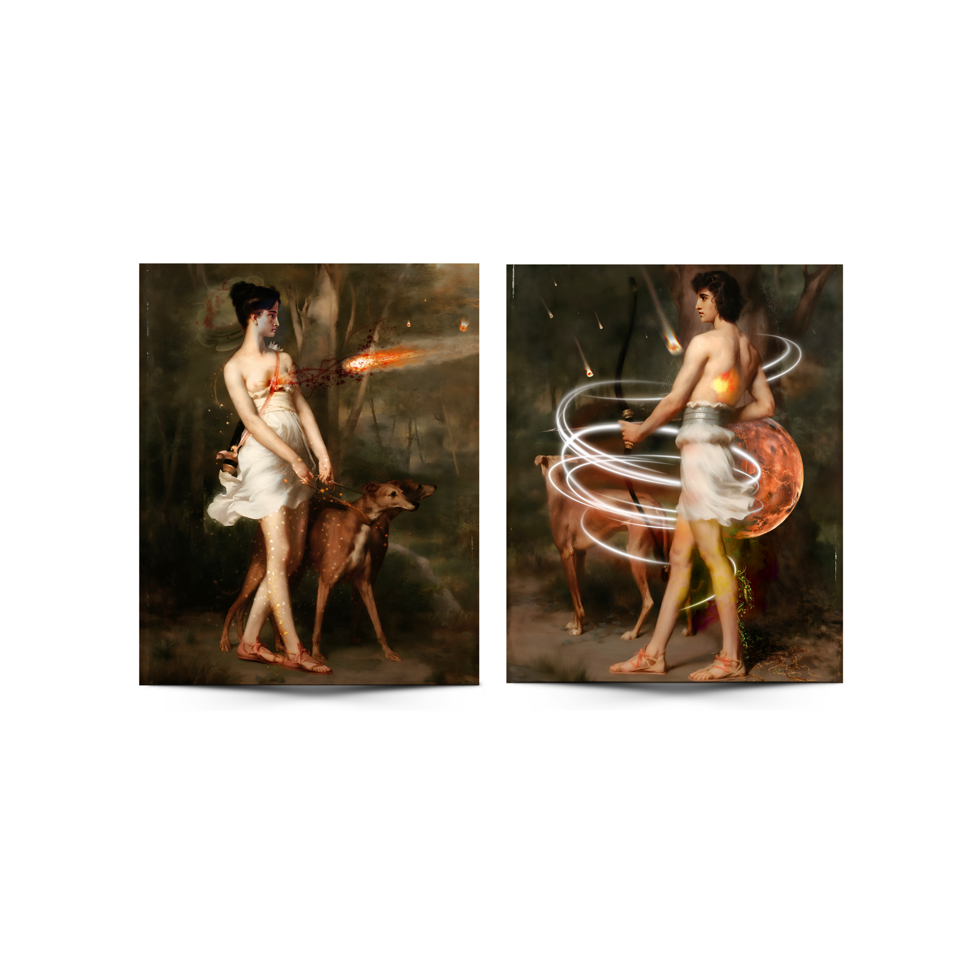 Eros & Psyche 2'li Set Tablo