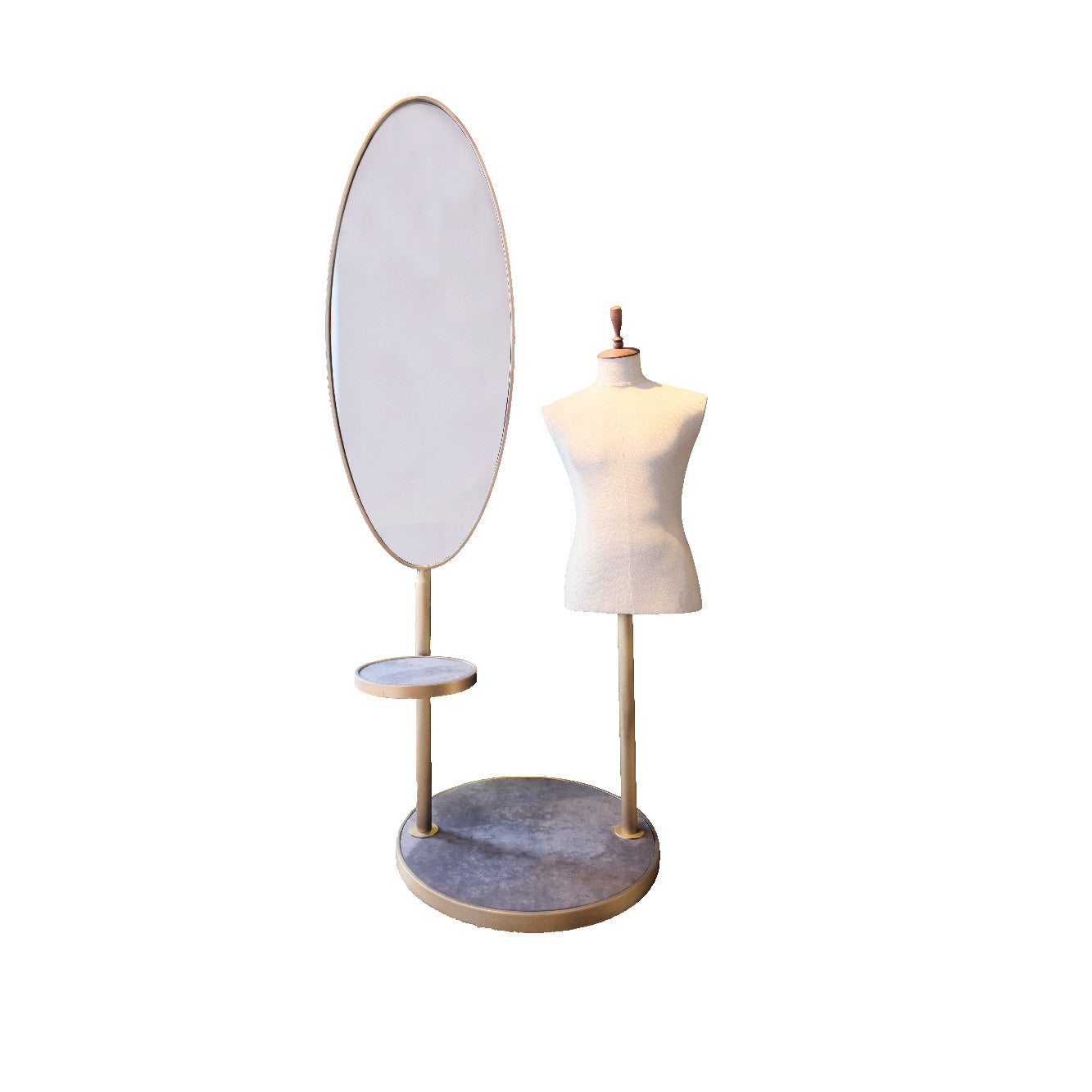 Erva Aynalı Dilsiz Uşak & Aksesuarlık Seti