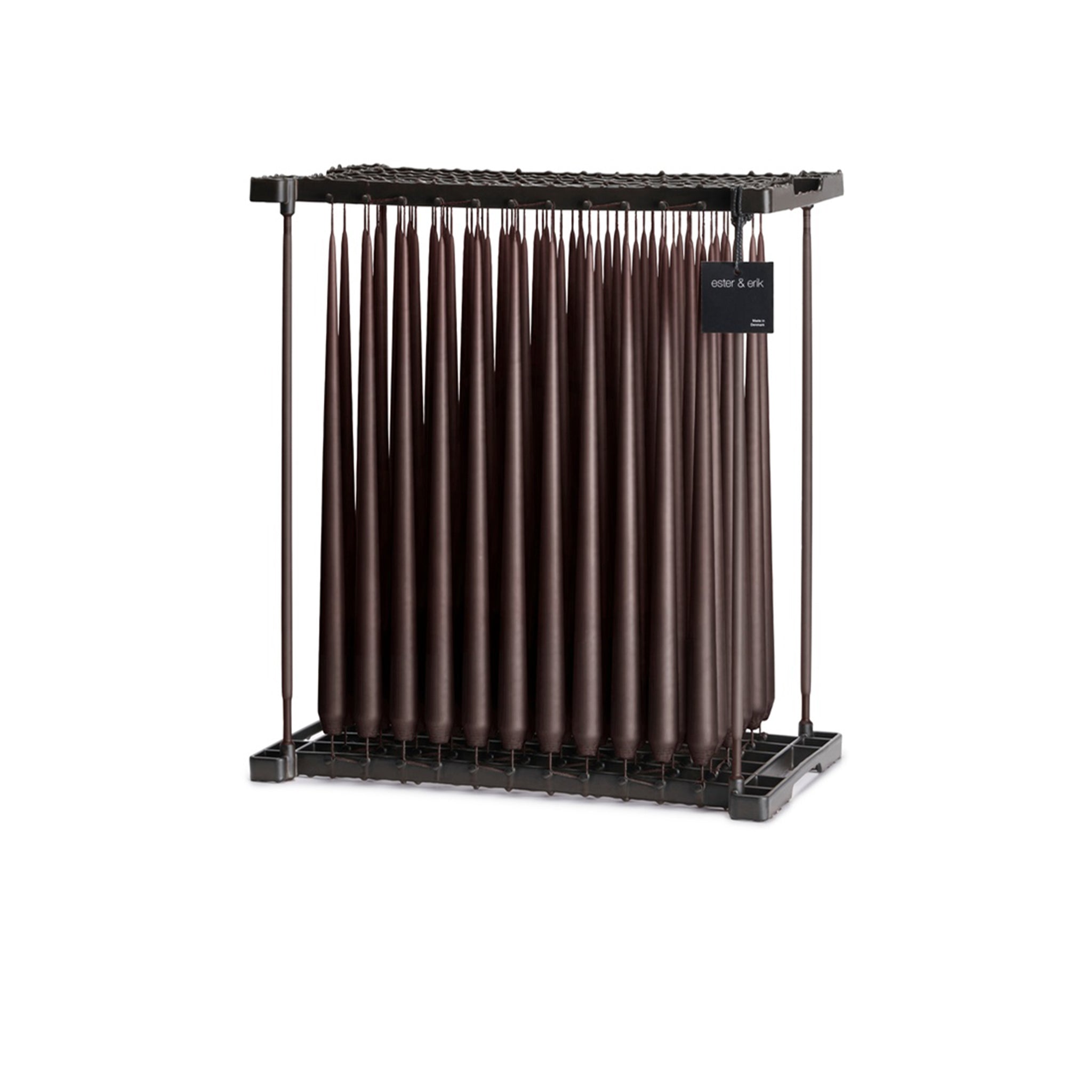 Espresso Kokusuz 2'Li Uzun Konik Mum 42 Cm