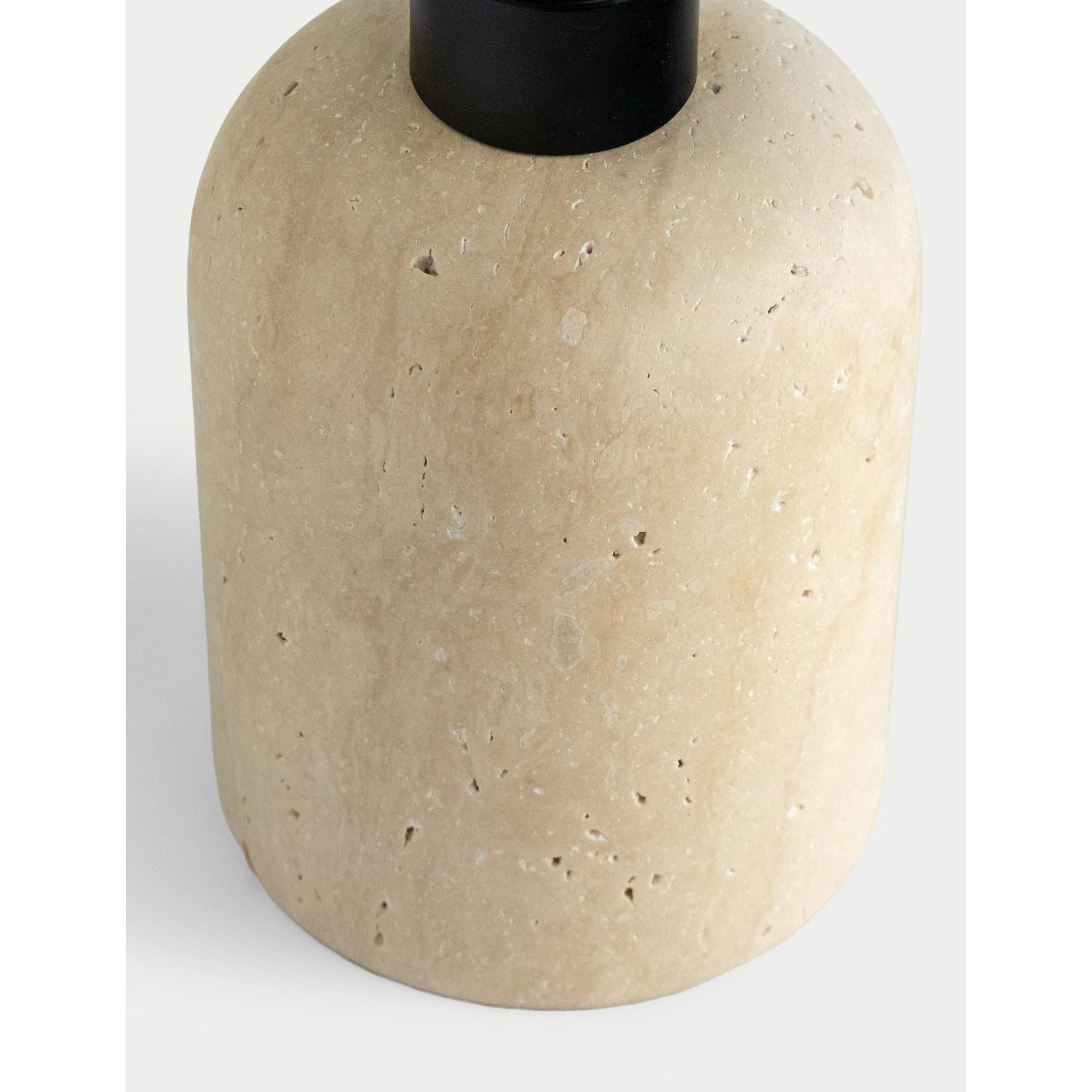 Etern Traverten Sıvı Sabunluk - Siyah