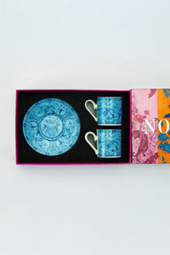 Eternal Baby Blue Kahve Fincanı (2'li Set)-Kahve Fincanı-Noccaso-NowShopFun