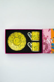 Eternal Milk Yellow Kahve Fincanı (2'li Set)
