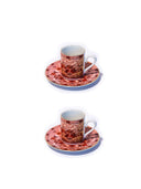 Eternal Warm Coral Kahve Fincanı (2'li Set)