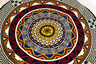 Etnik Mandala Püsküllü Kırlent-Yastık & Kırlent-Noccaso-NowShopFun