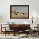Eugène Boudin - Sahilde Fine Art Baskı