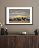 Eugène Boudin - Villerville Sahili Fine Art Baskı