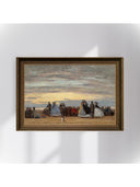 Eugène Boudin - Villerville Sahili Fine Art Baskı