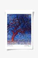 Evening Red Tree Piet Mondrian Baskı