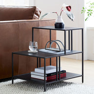 Everyday Metal Yan Sehpa-Yan Sehpa-Modabilya-Siyah-NowShopFun