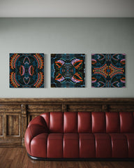 “Eyes Wide Shut” 3'Lü Set Tablo-Tablo-EUDOIMONIART-Küçük-NowShopFun