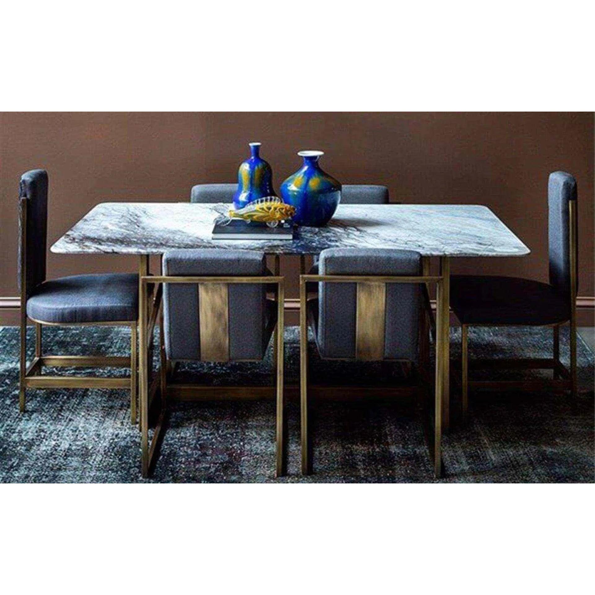 Famed Pirinç Masa + 6 Adet Famed Sandalye