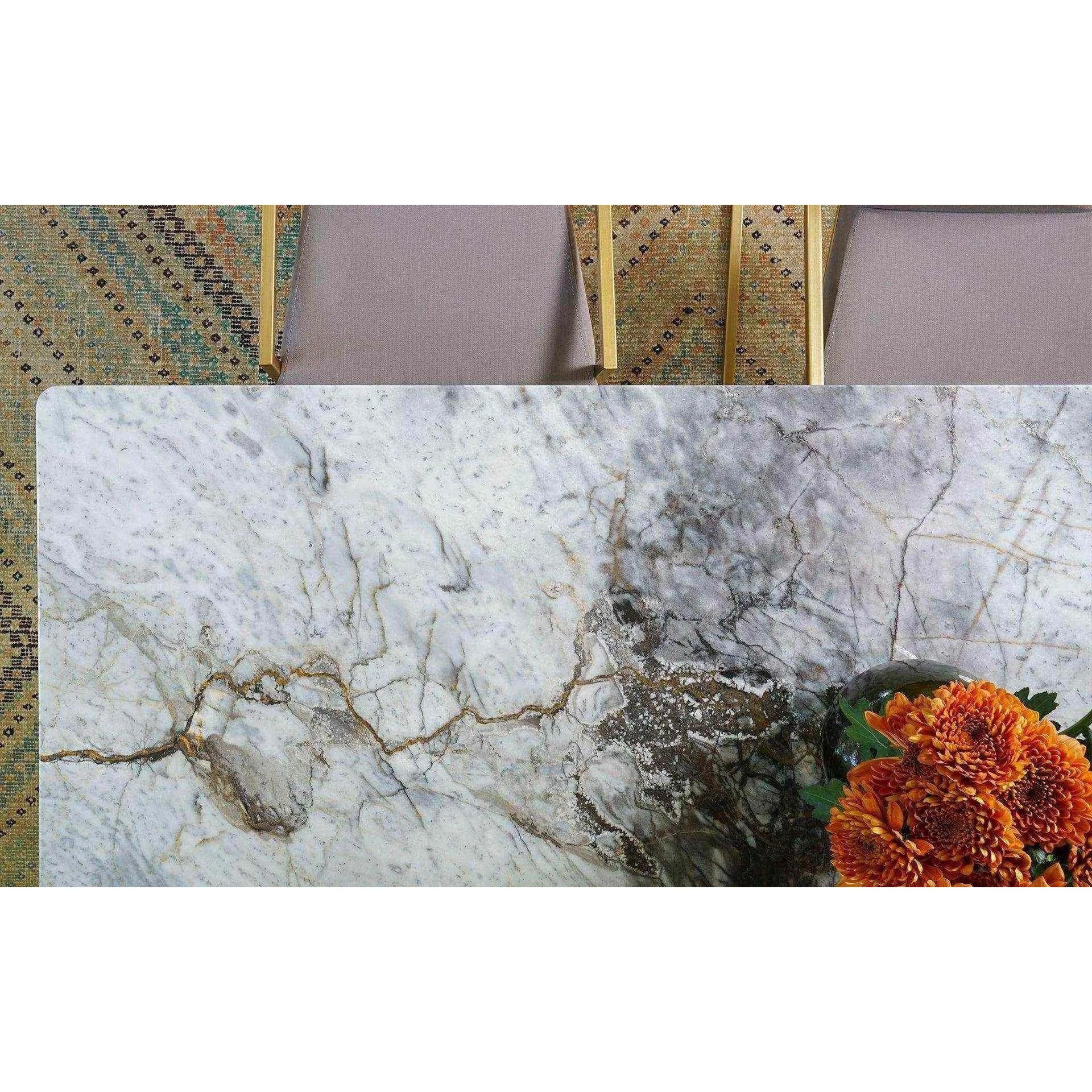 Famed Pirinç Masa + 6 Adet Famed Sandalye