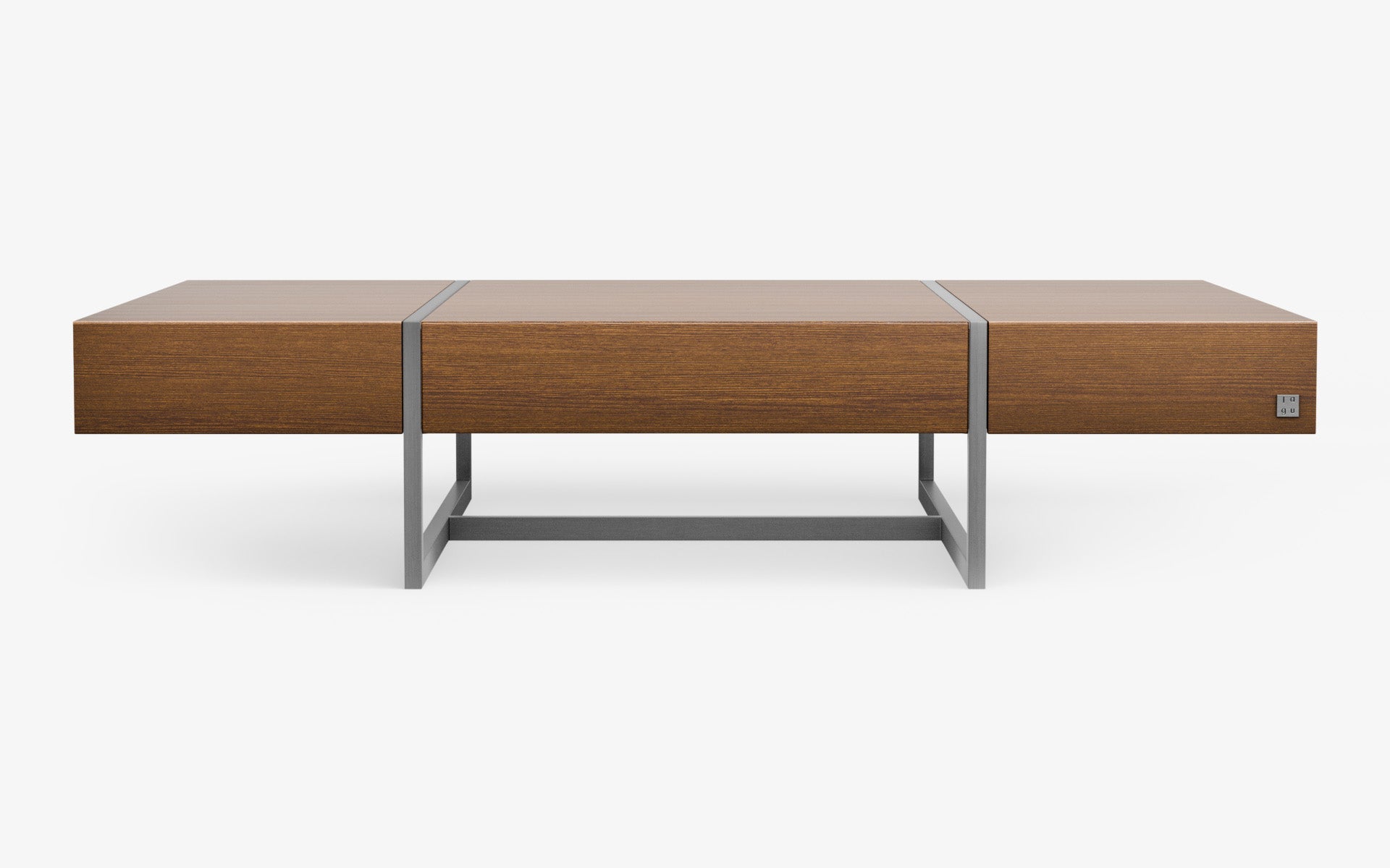 Famed Drawer Coffee Table with Wooden Top