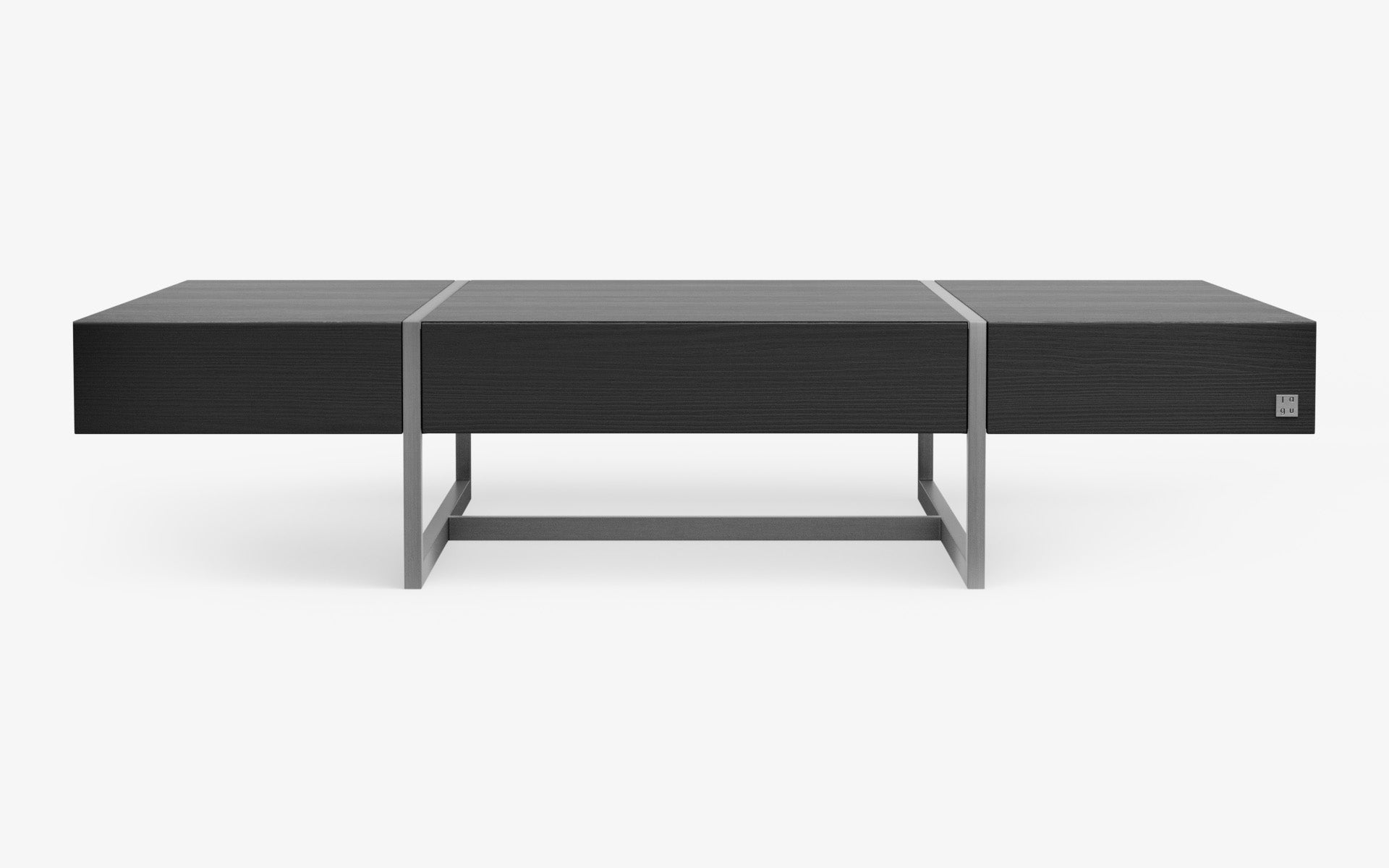 Famed Drawer Coffee Table with Wooden Top